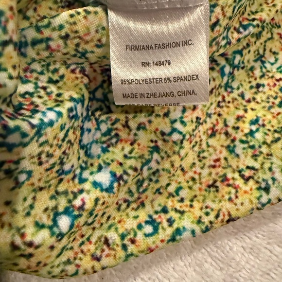 New Lily Firmiana Womens Abstract Artsy Tunic Top Colorful Size 1XL - Picture 6 of 7